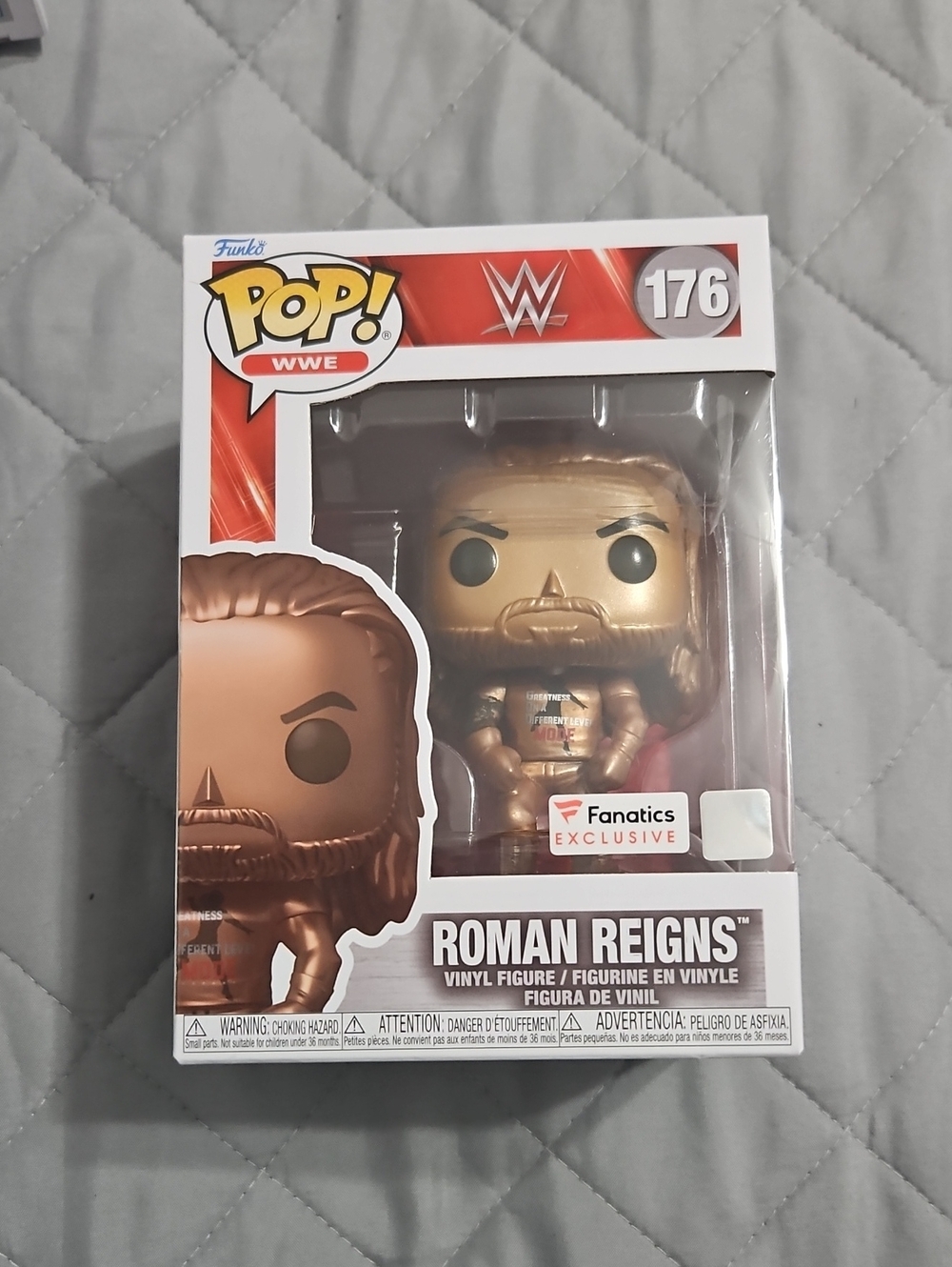Funko Gold Chrome Roman Reigns WWE Pop! Figure